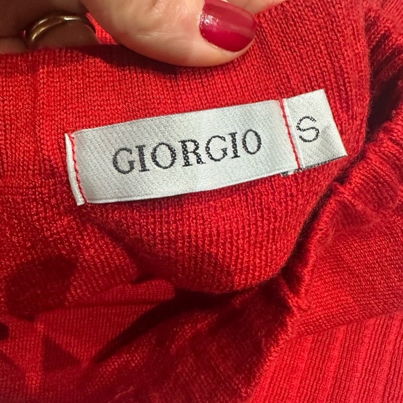 Giorgio Red Pleated Skirt – Size S - Picture 4 of 5